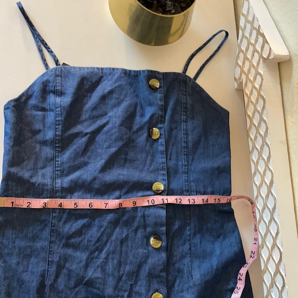 NWT denim midi dress